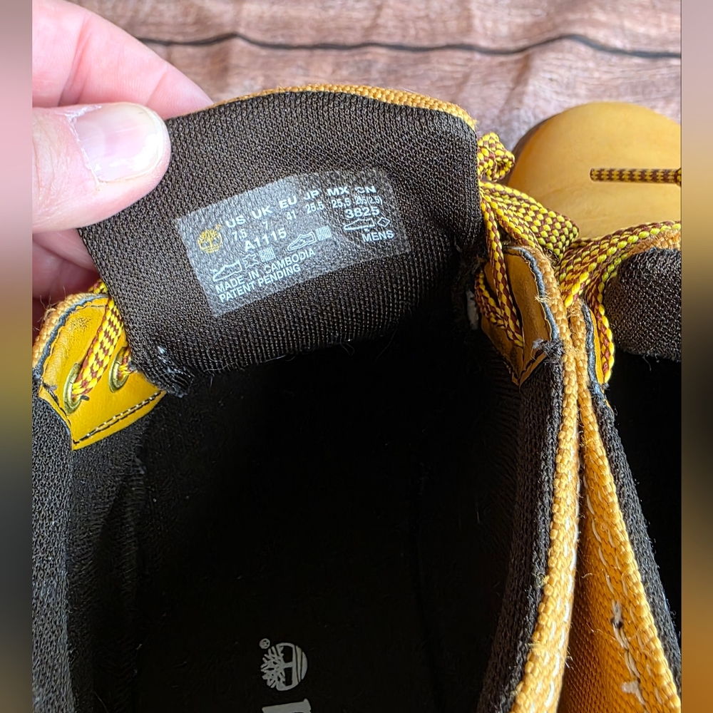Timberland Men's Groveton Leather Fabric Chukka Boot Wheat Nubuck Size 7.5 - Picture 6 of 11